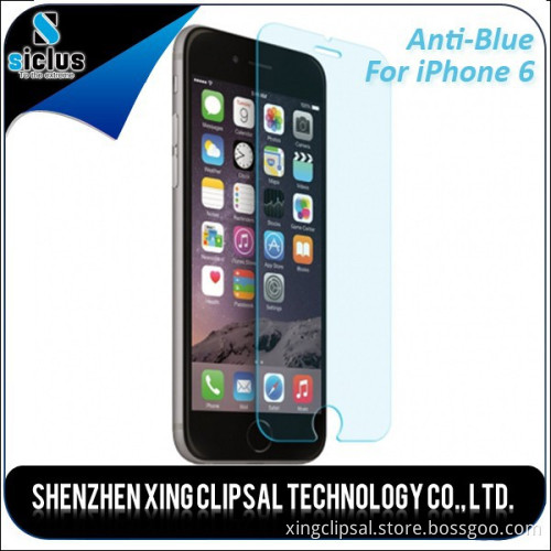 Eye Protective Blue Light Filtering Tempered Glass Screen Protector for iphone 6 plus